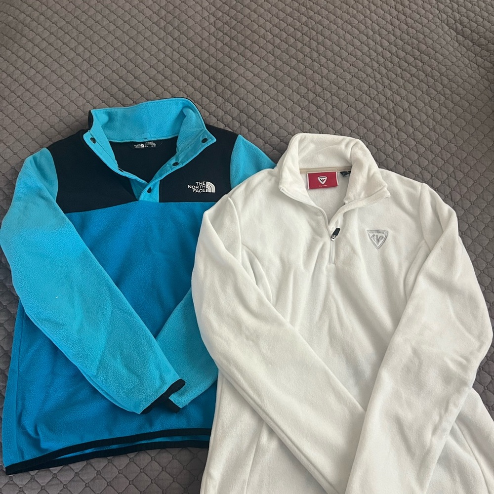 Northface & Rossignol Girls (10-12) 1/2 Zip Fleece